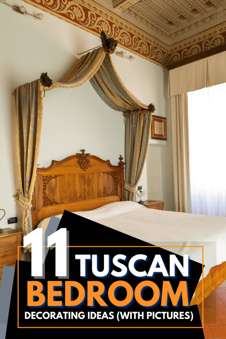 an image of a tuscan bedroom