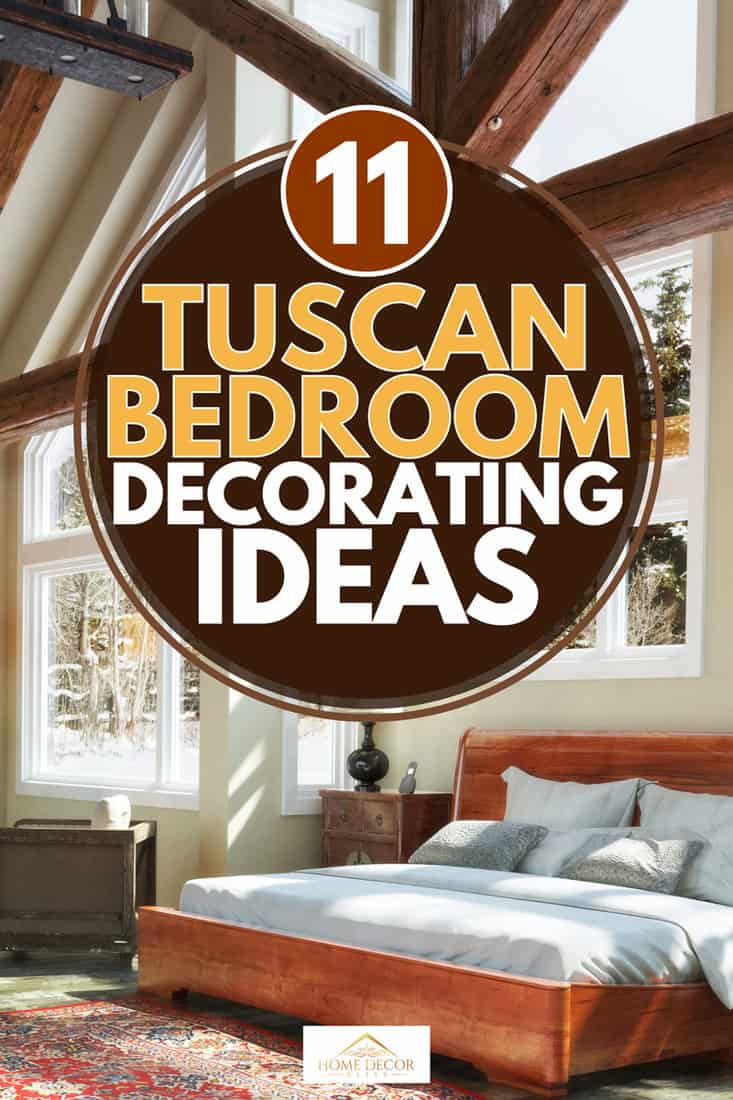 Luxurious open floor cabin interior bedroom, 11 Tuscan Bedroom Decorating Ideas (With Pictures)