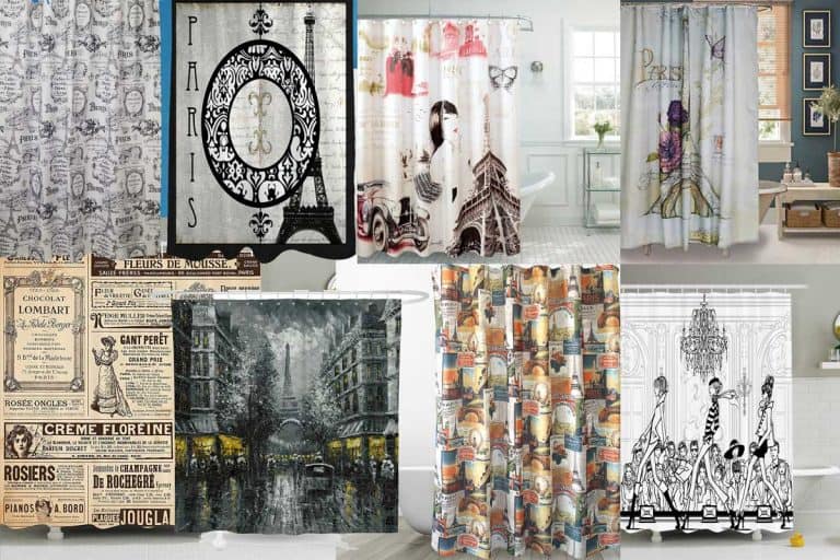 25 Paris-themed Shower Curtains That Will Add French Chic To Your Bathroom!
