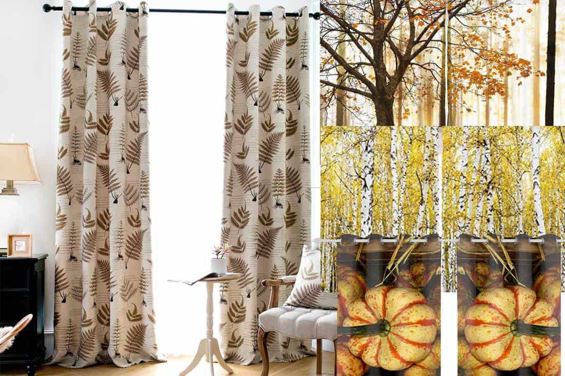 Fall-Themed Curtains For Your Living Room (Tips And 15 Stunning Examples)