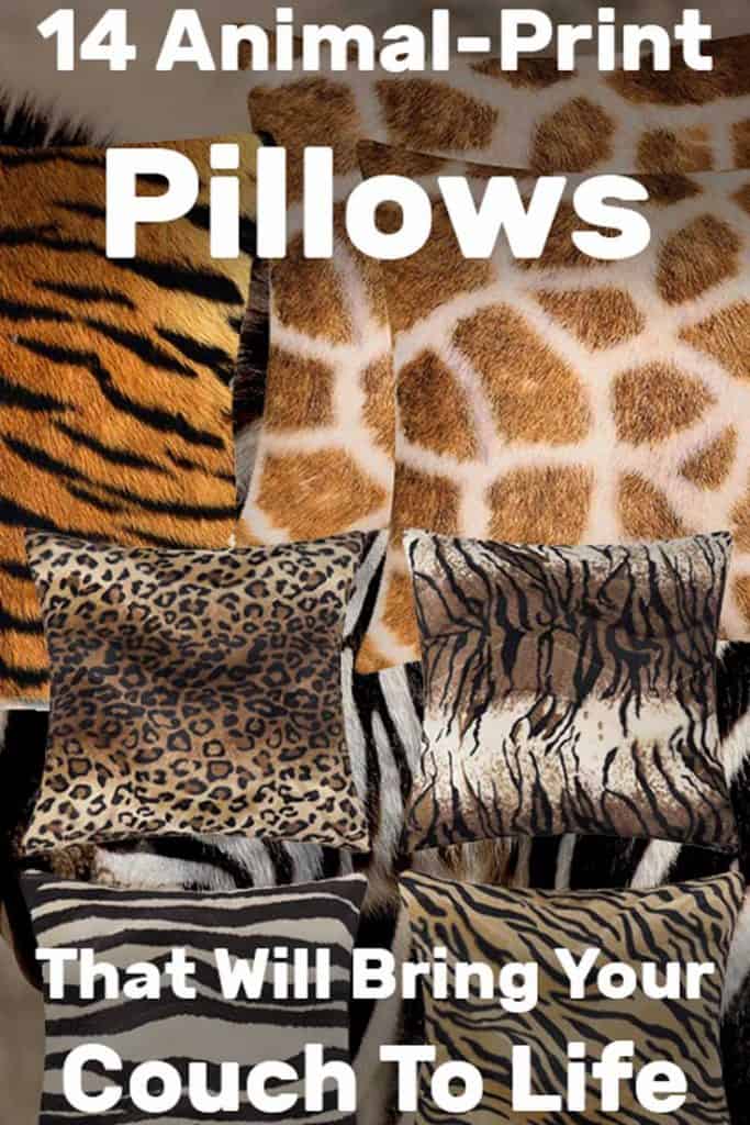 14 Throw Pillow Covers Inspired by Animal Prints You Will Love