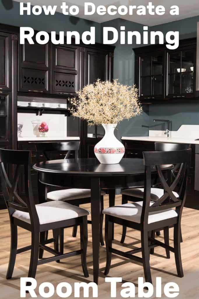 To Decorate A Round Dining Room Table, Round Kitchen Table Centerpiece Ideas