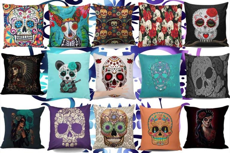 14 Sugar Skull Throw Pillows For That Perfect Day Of The Dead Look