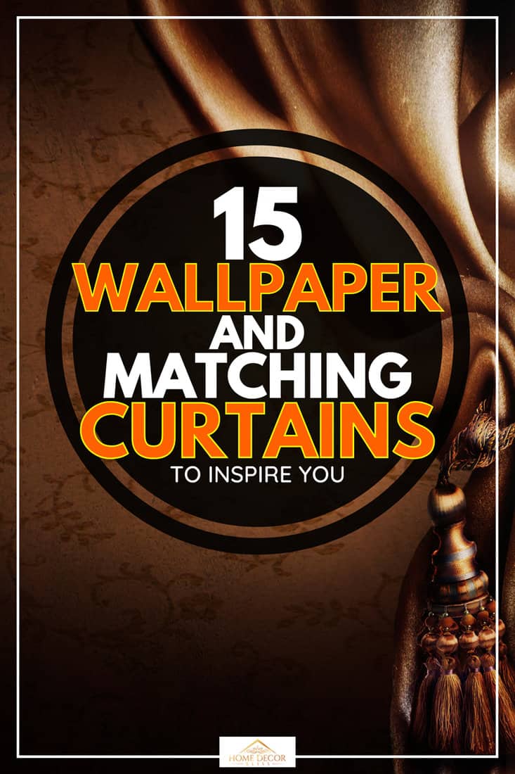 Silk curtain and wallpaper, 15 Wallpaper and Matching Curtains Combos To Inspire You