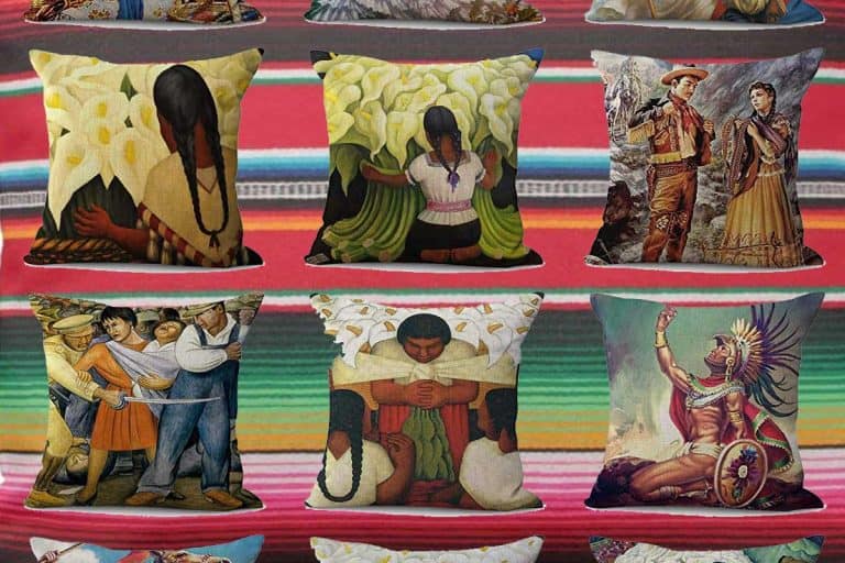 17 vibrant Mexican Style Throw Pillows That Will Make you scream the Grito