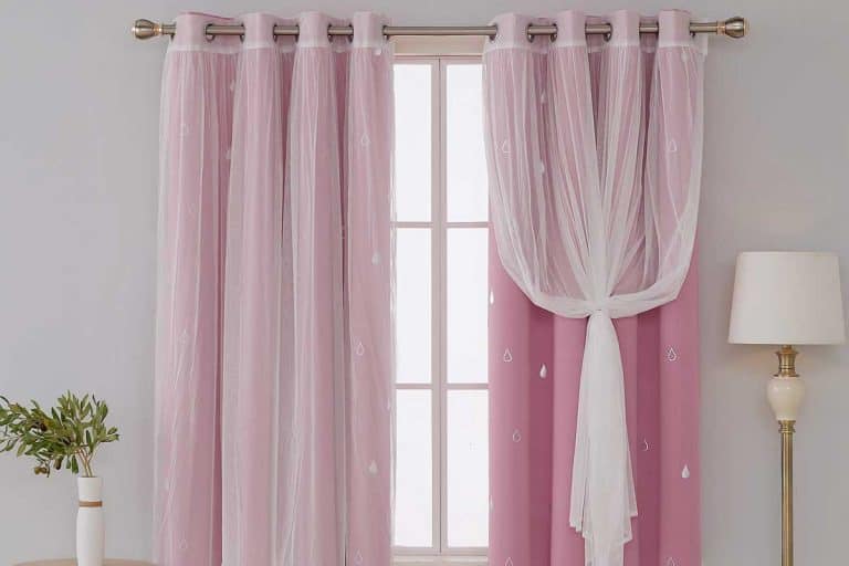 Pink Blackout Curtains for the Nursery