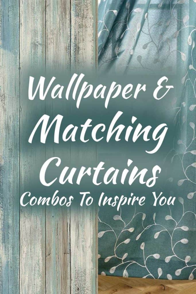 Matching wallpaper and curtains, 15 Wallpaper and Matching Curtains Combos To Inspire You