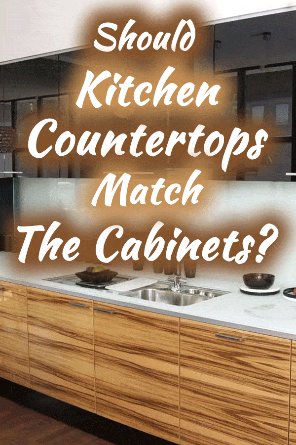 Should Kitchen Countertops Match The Cabinets?