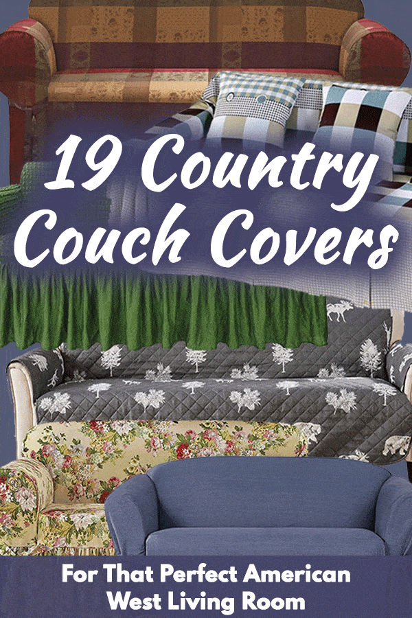 19 Country Couch Covers For That, Covering Leather Sofa Ideas