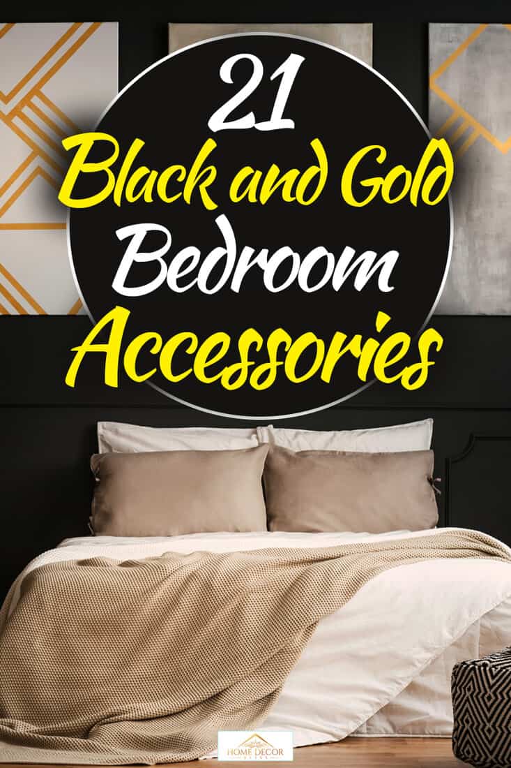Modern wooden bedroom interior, 21 Black and Gold Bedroom Accessories That Will Improve Your Design