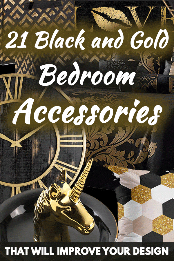 21 Black and Gold Bedroom Accessories That Will Improve Your Design