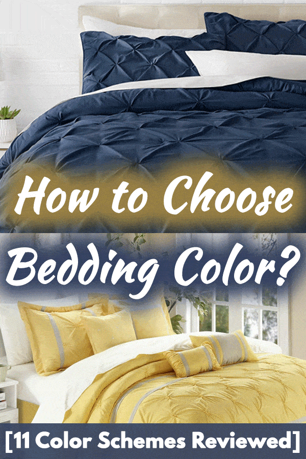 A collage of bedding with different colors, How to Choose Bedding Color? [11 Color Schemes Reviewed]