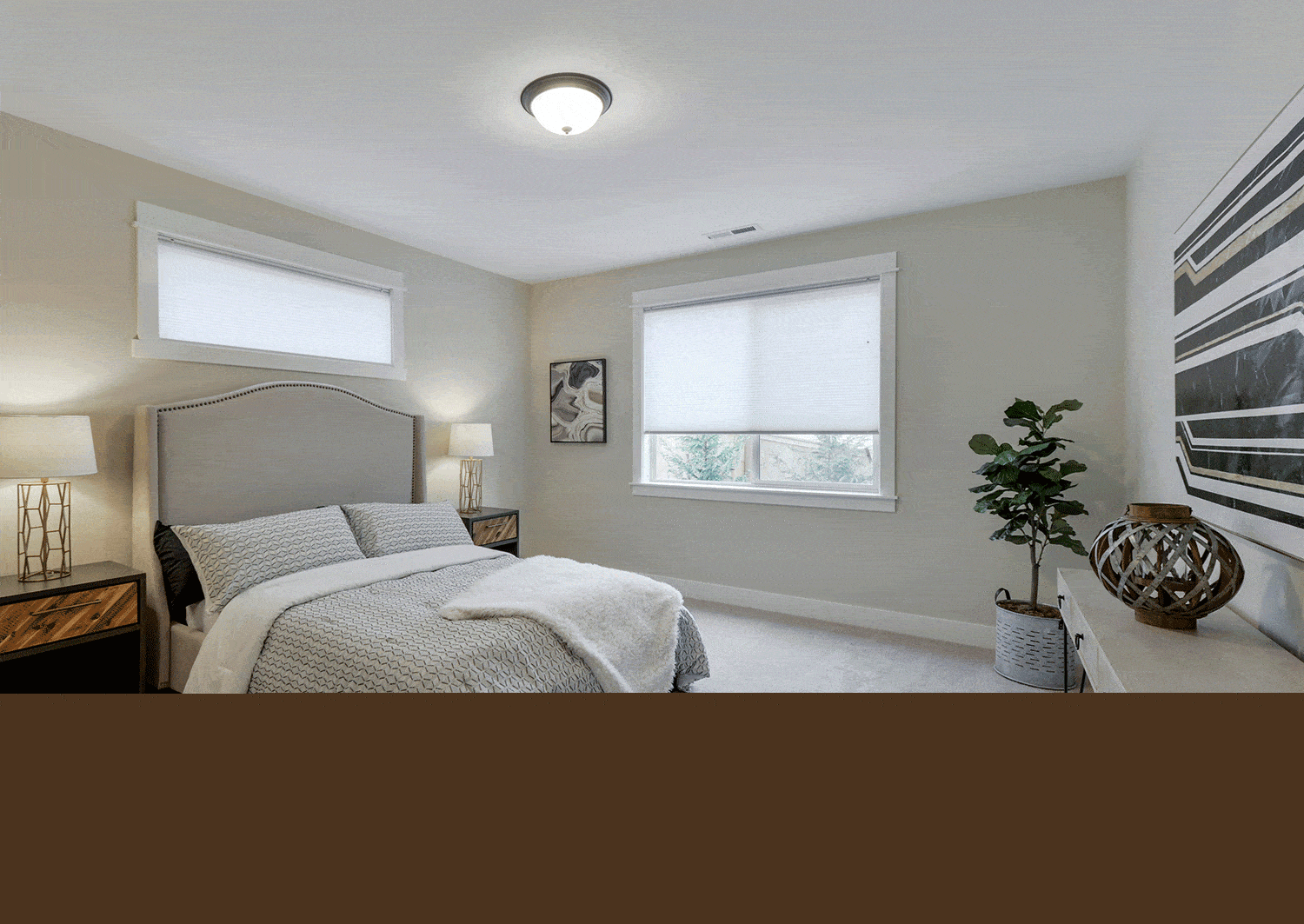 Aesthetic modern large master bedroom