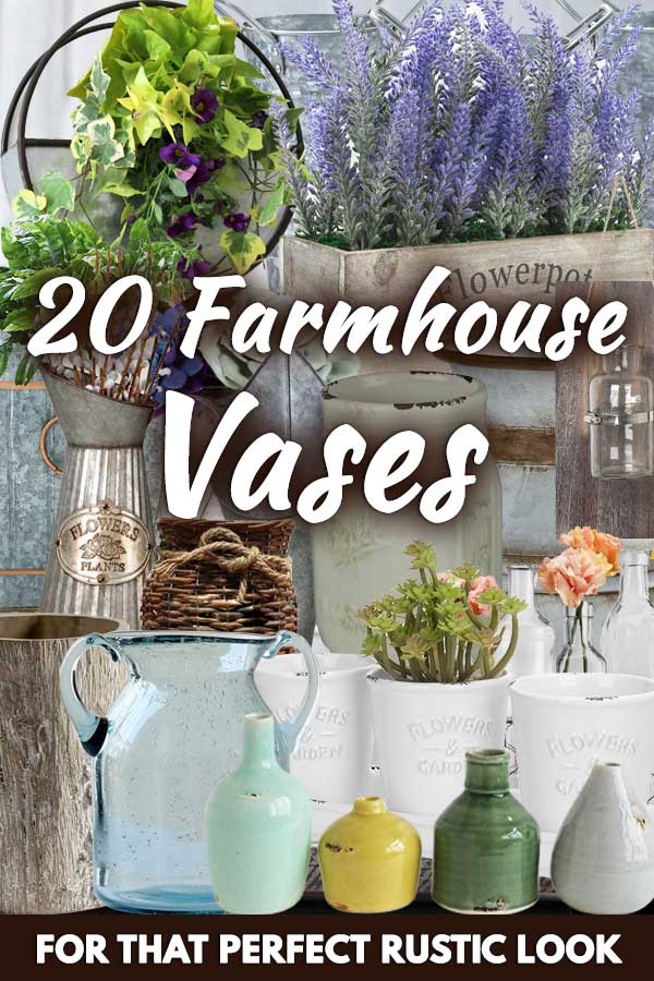 20 Farmhouse Vases For That Perfect Rustic Look