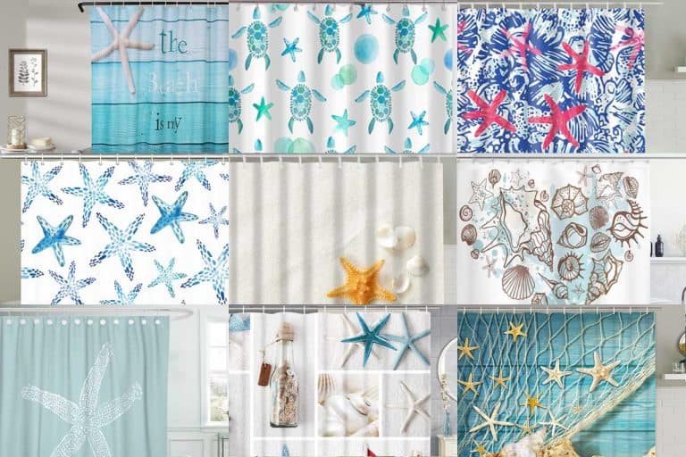 19 Gorgeous Starfish Shower Curtains For the Perfect Beach-Themed Bathroom
