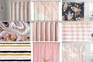 Read more about the article 14 Pink and Gold Shower Curtains That Will Glam Up Your Bathroom