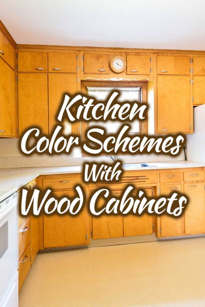 Kitchen Color Schemes With Wood Cabinets 30 Picture Examples