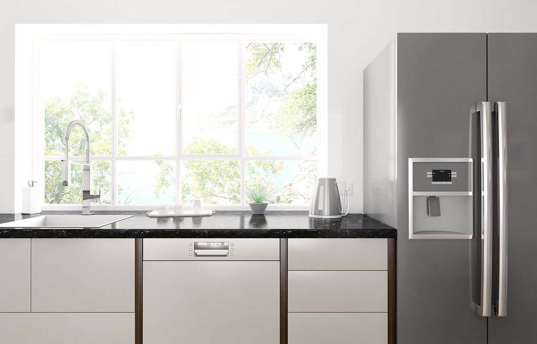 Modern-grey-kitchen-interior