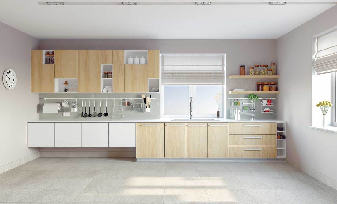 White-modern-kitchen-with-light-brown-cabinets