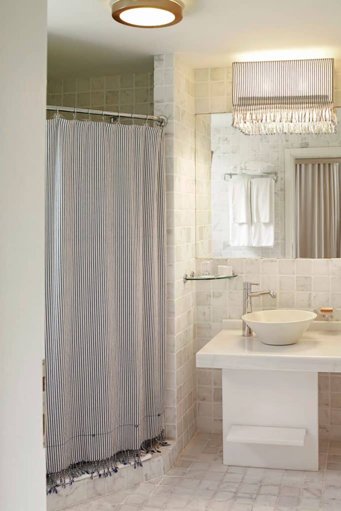 Are Shower Curtains Supposed To Touch The Floor? - Home Decor Bliss Should Shower Curtains Touch The Floor