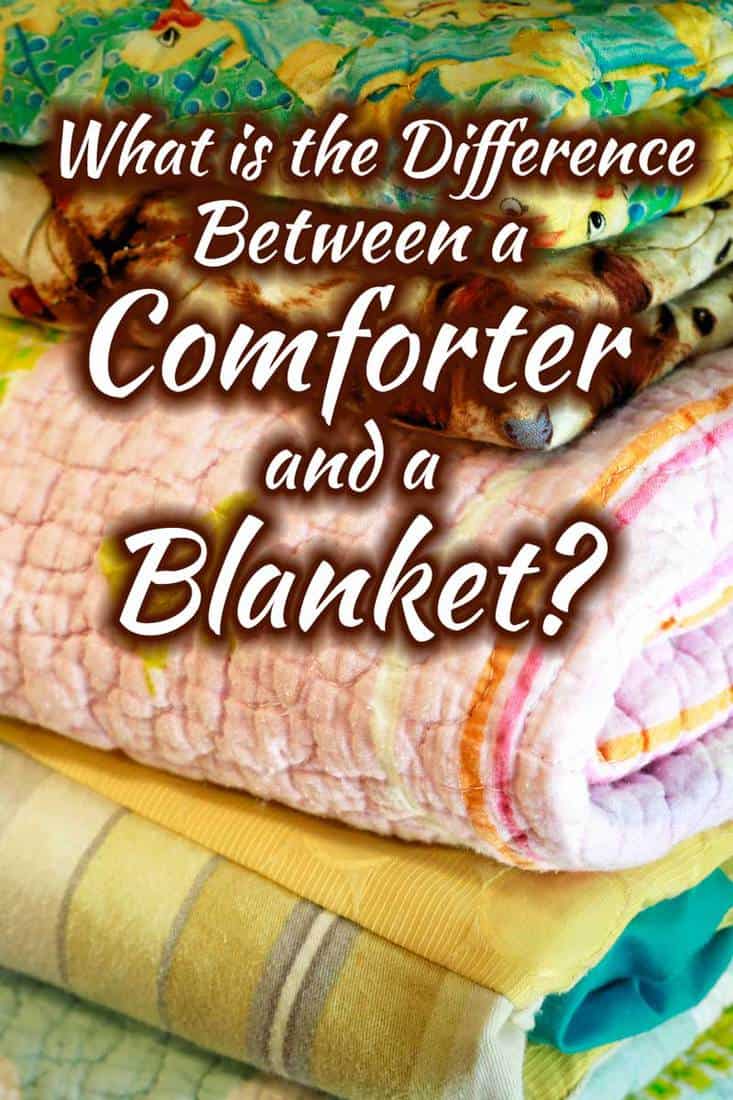  Neatly filed colorful folded blanket and comforters, What Is The Difference Between A Comforter And Blanket?