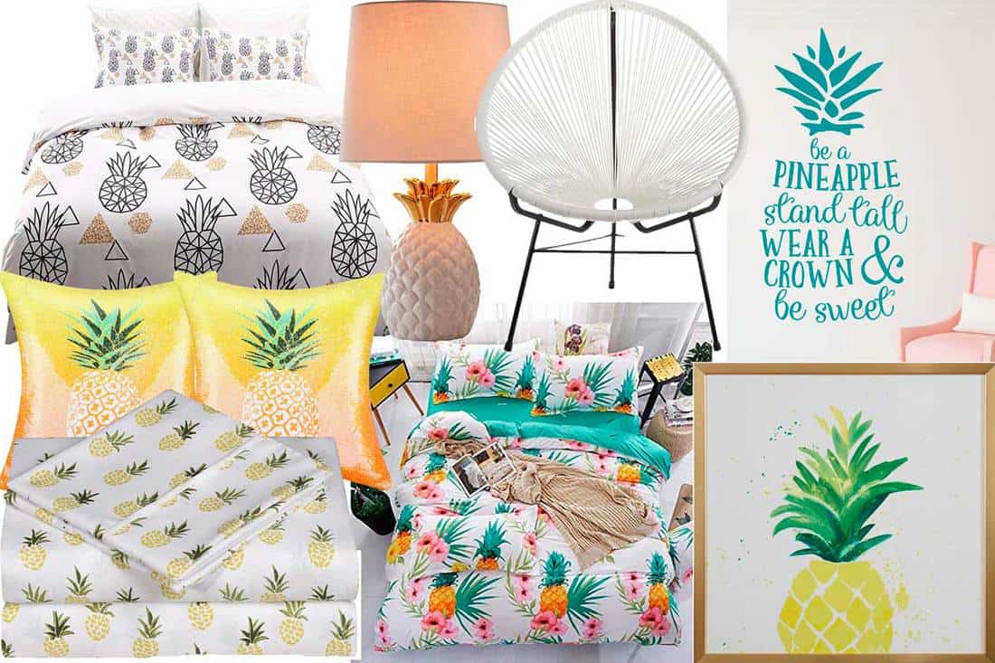 8 Pineapple-Themed Bedrooms (And how to recreate the look)