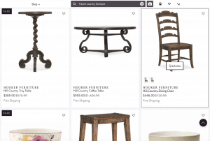 French Country Furniture on Perigold's page.