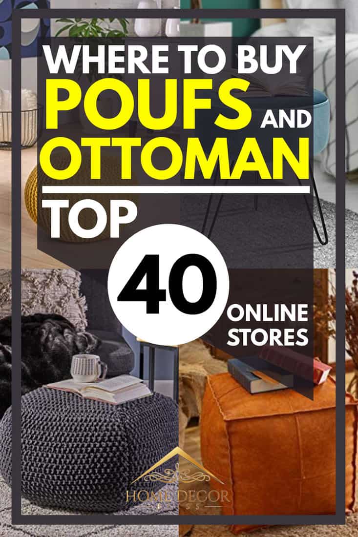 Where to Buy Poufs and Ottomans (Top 40 Online Stores)
