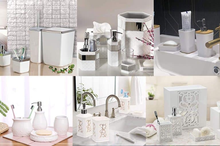 10 Awesome White Bathroom Accessories [Special Sets]