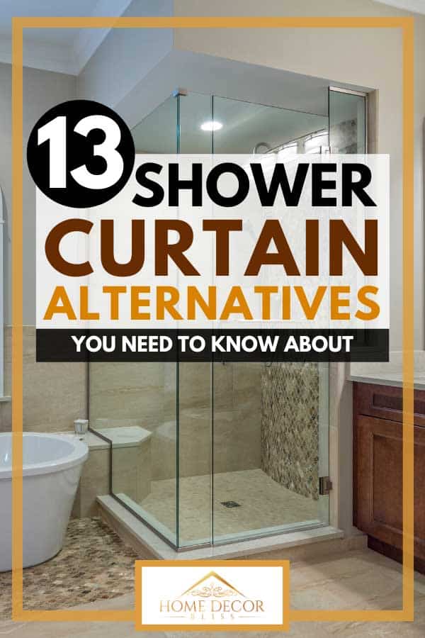 13 Shower Curtain Alternatives You Need, Shower Stall Curtain Ideas