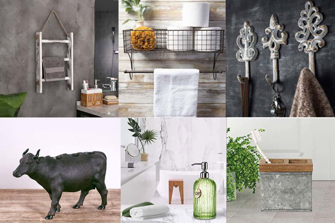 15 Farmhouse Bathroom Accessories For Your Rustic Design