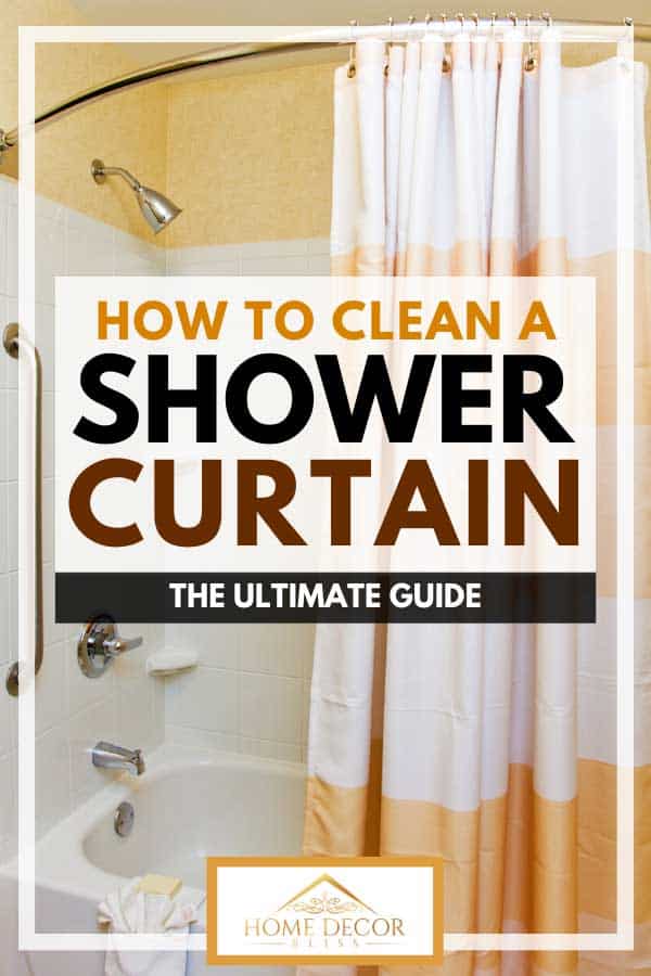 How To Clean A Shower Curtain The, How To Remove Mold From Shower Curtain Fabric