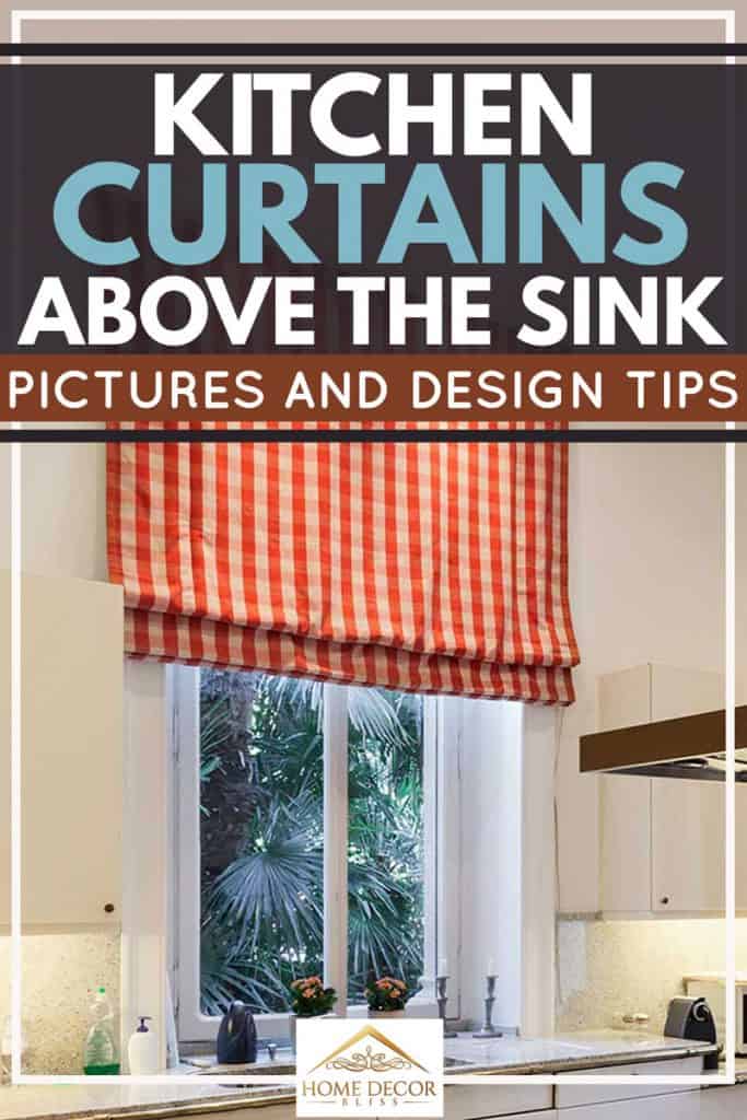 Kitchen Curtains Above The Sink, Farmhouse Curtain Ideas For Kitchen