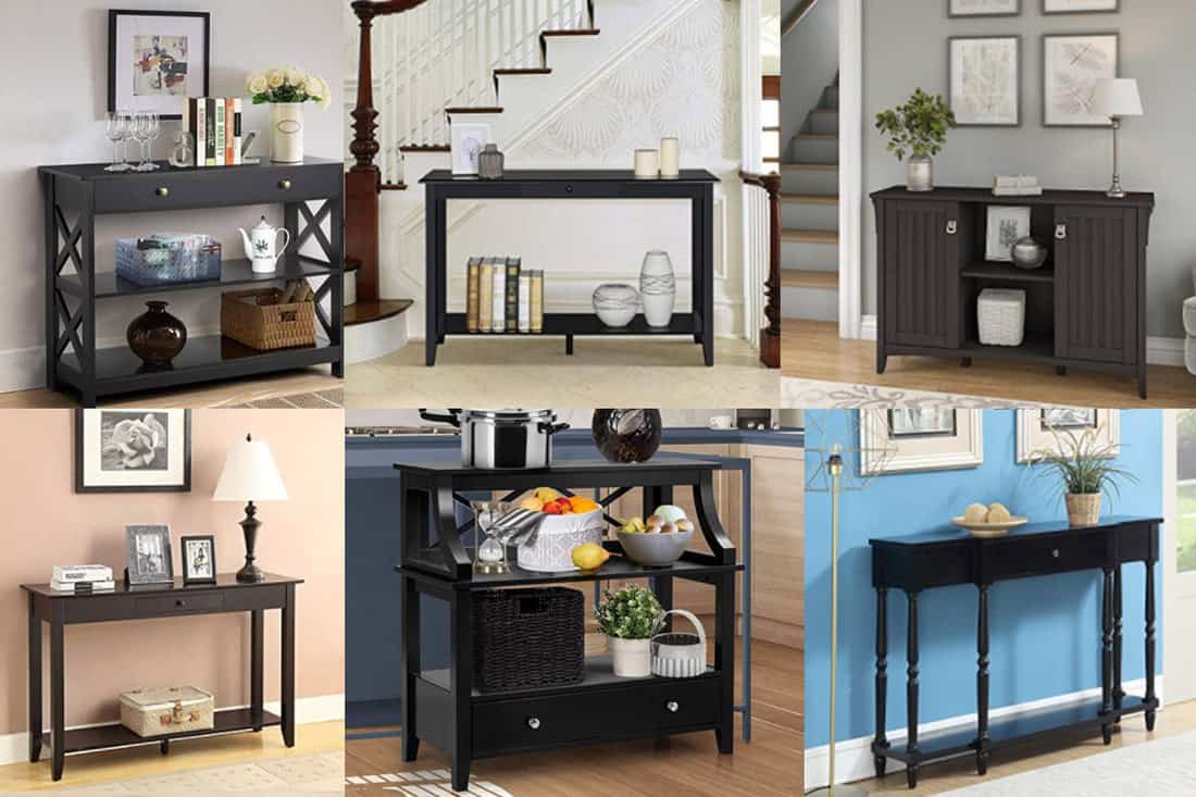 Top 10 Black Entry Tables with Drawers