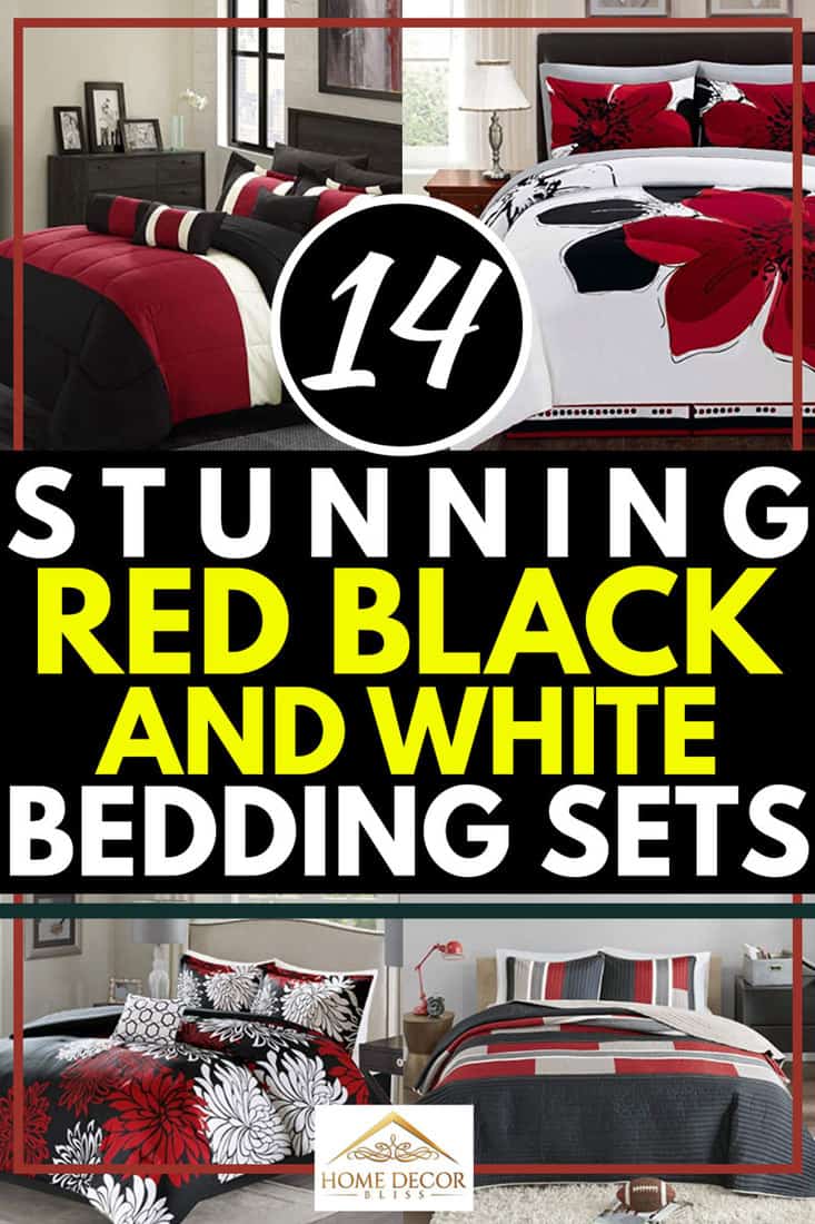 14 Stunning Red Black And White Bedding Sets Home Decor Bliss
