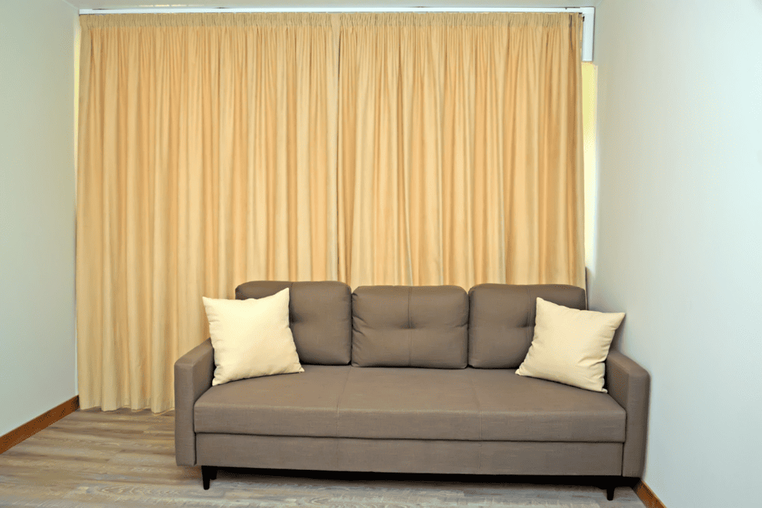 Sofa in the living room. Modern minimalism 