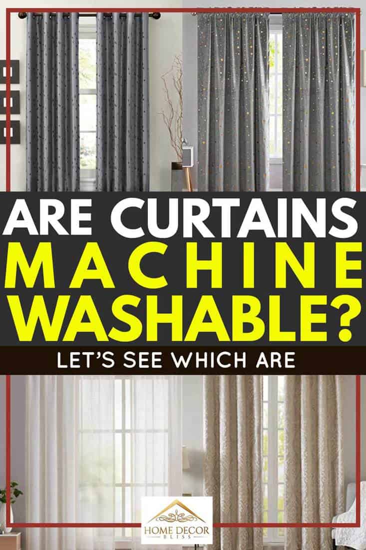Les rideaux sont-ils lavables en machine ?  Voyons quels sont