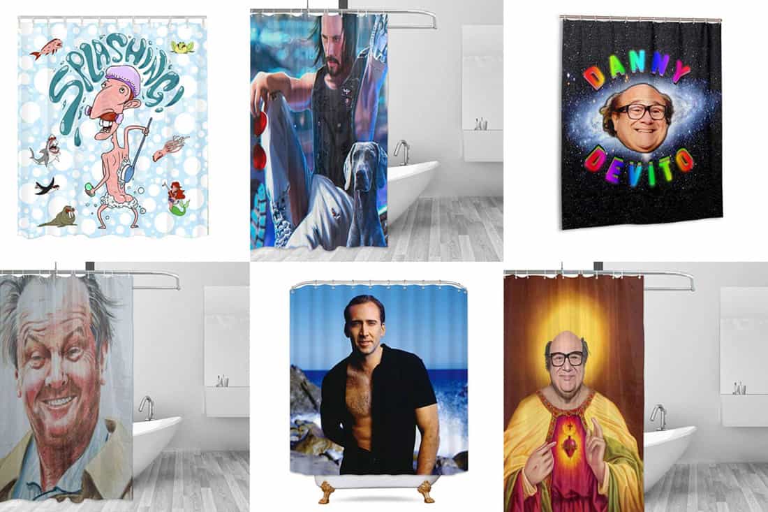 Celebrity Shower Curtains That Will Make You Go Wow