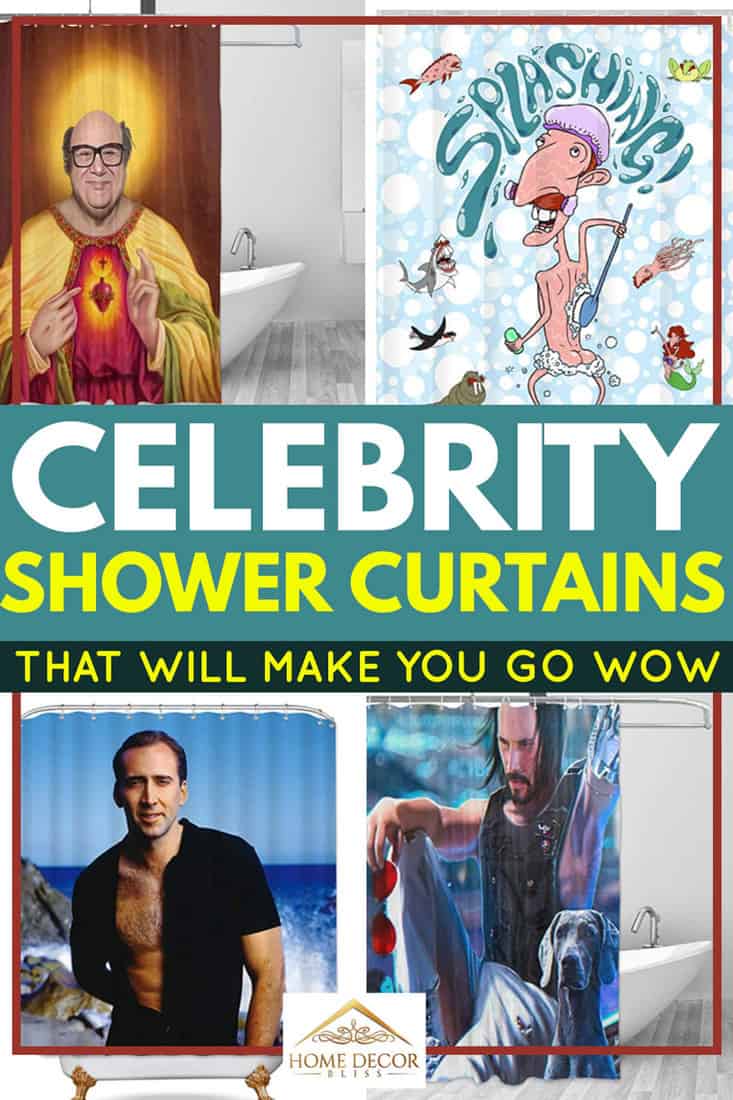 Des rideaux de douche de célébrités qui vous feront craquer
