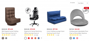 Gaming chair on Best Choice Products page