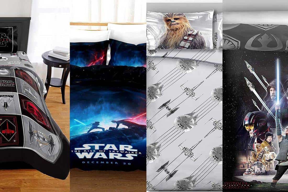 Kids Bedding Set Includes Matching Pillow Case Darth Vader & Storm Trooper Reversible Two Sided Design Star Wars Stellar Single Duvet Cover 