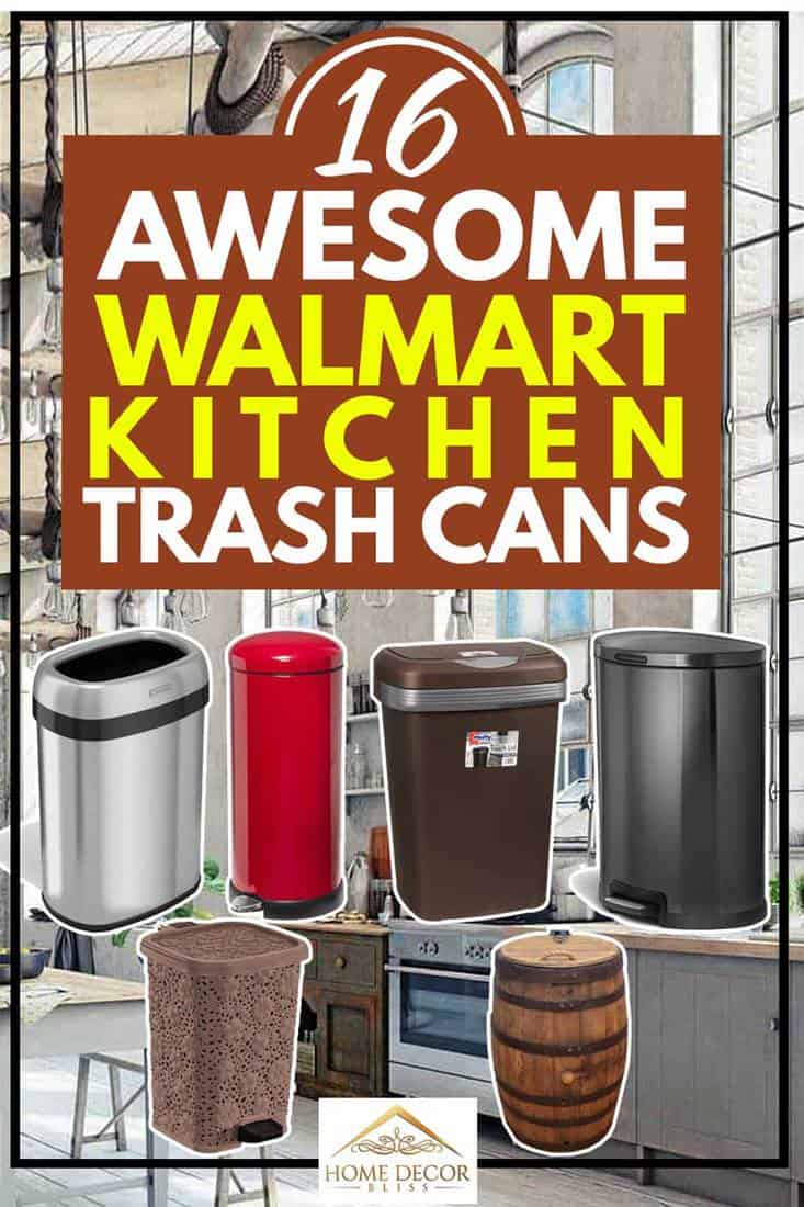 16 superbes poubelles de cuisine Walmart