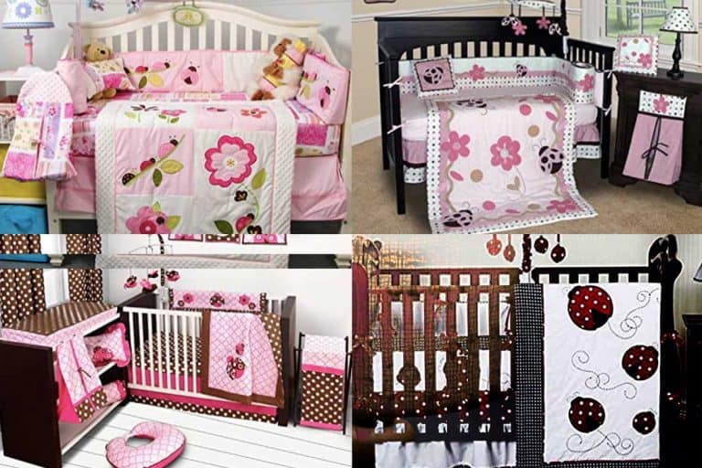 a collage of adorable ladybugs crib bedding sets, 8 Adorable Ladybugs Crib Bedding Sets
