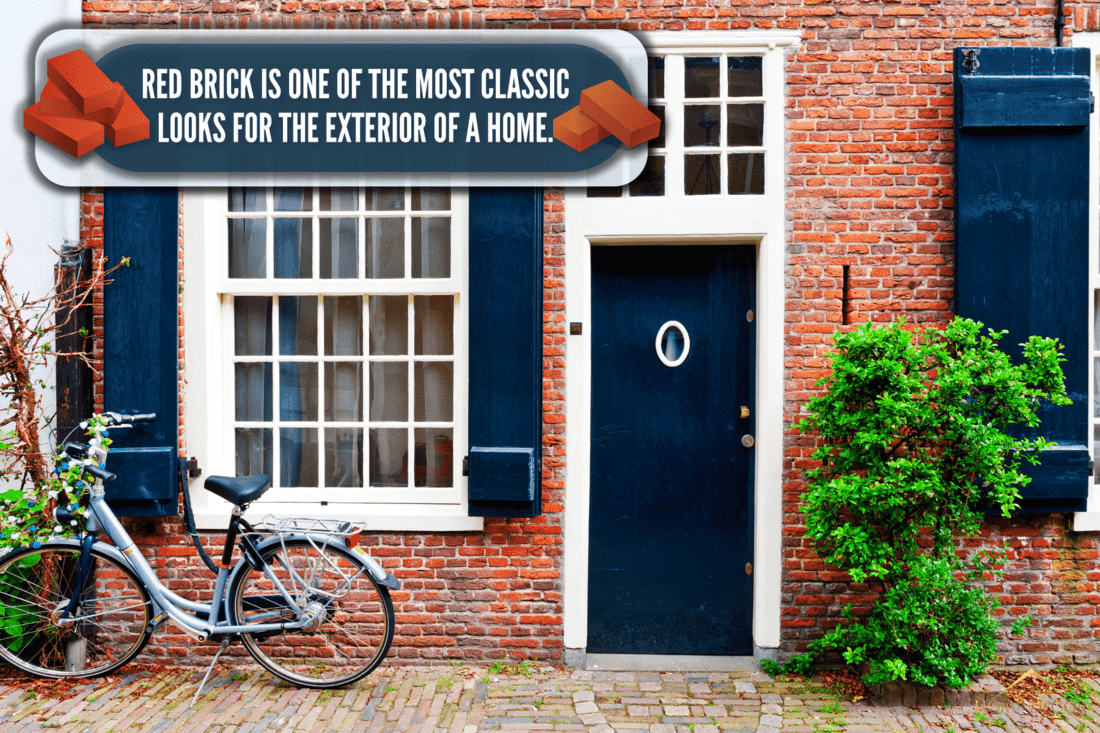 bike front brick facade old dutch, Front-Door-Colors-For-Red-Brick-Homes-[Inc.-19-Photo-Examples]