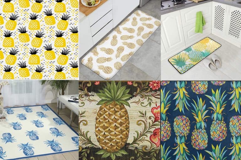 Pineapple rug products for kitchen use, 15 Pineapple-Themed Kitchen Rugs You Need To See Now