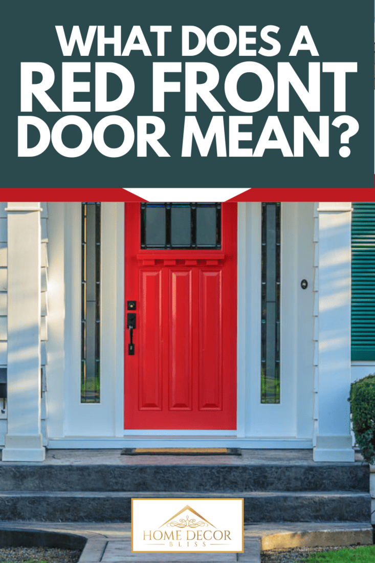 What Does A Red Front Door Mean?