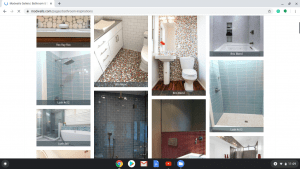 Bathroom tiles online on Modwall's page.
