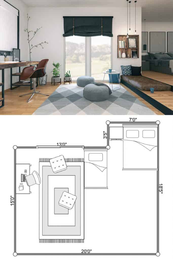 10 Awesome Layouts For A Bedroom With A Desk Home Decor Bliss