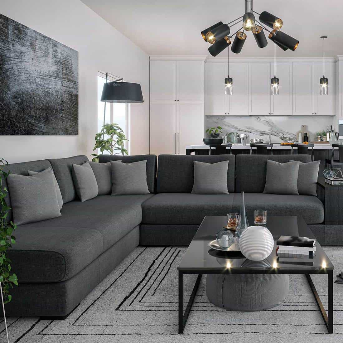 34 Gray Couch Living Room Ideas [Inc. Photos] - Home Decor Bliss