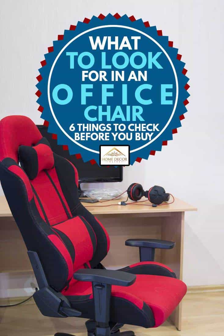 Chaise de jeu pour votre bureau à domicile, que rechercher dans une chaise de bureau [6 Things to Check Before You Buy]